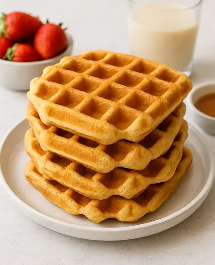 Soft & Fluffy Gluten-Free, Egg-Free Waffles