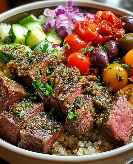 Mediterranean Steak Bowl