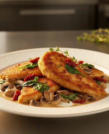 Healthy Chicken Marsala