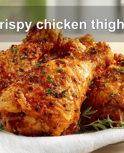 Quick 30-Minute Crispy Chicken Thighs for Busy Families
