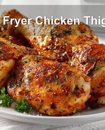 Quick 25-Min Air Fryer Chicken Thighs