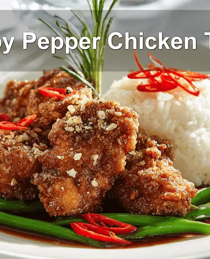 Cozy Fall Night USA Pepper Chicken Dish