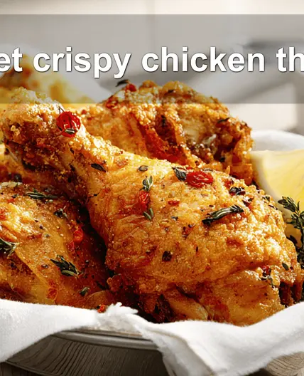 Quick 30-Minute Skillet Crispy Chicken Thighs