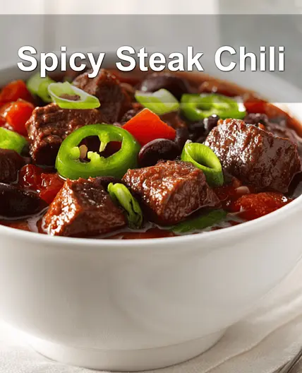 Easy 30-Minute Spicy Steak Chili Recipe