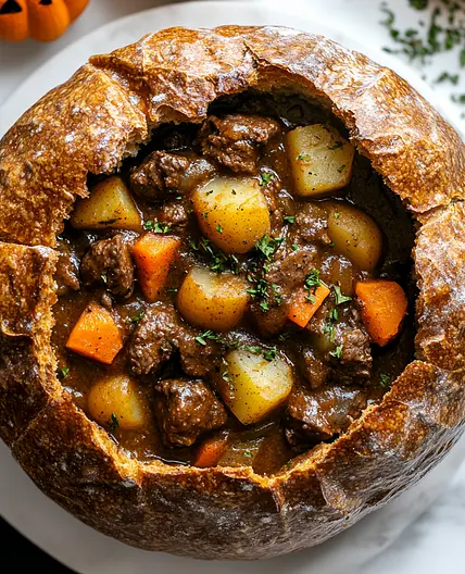 Witches cauldron beef stew