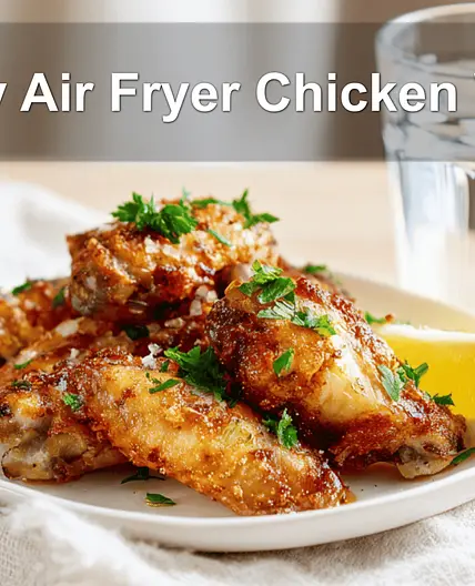 Cozy Crispy Air Fryer Chicken Wings, USA Easy Recipe