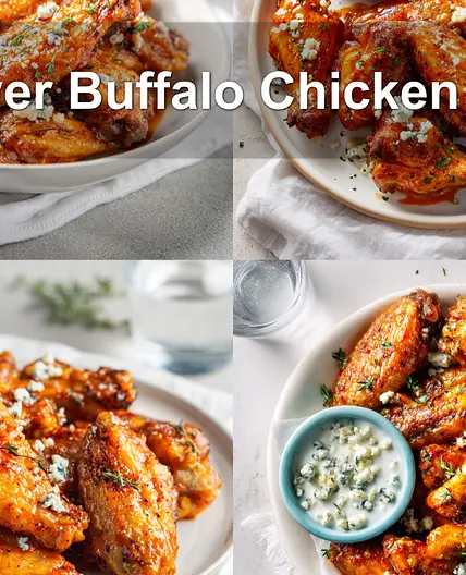 Cozy Fall Air Fryer Buffalo Chicken Wings