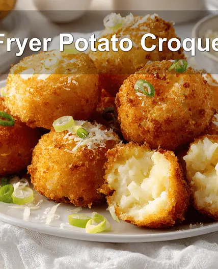 Quick 20-Minute Air Fryer Potato Croquettes USA