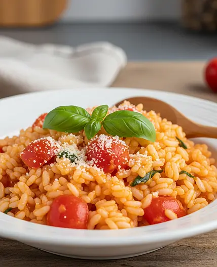 Simple tomato risotto