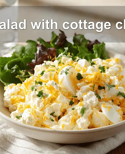 Warm Egg Salad Cottage Cheese Sandwich Delights