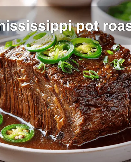 Effortless Mississippi Pot Roast in 30: An Instant BBQ Delight