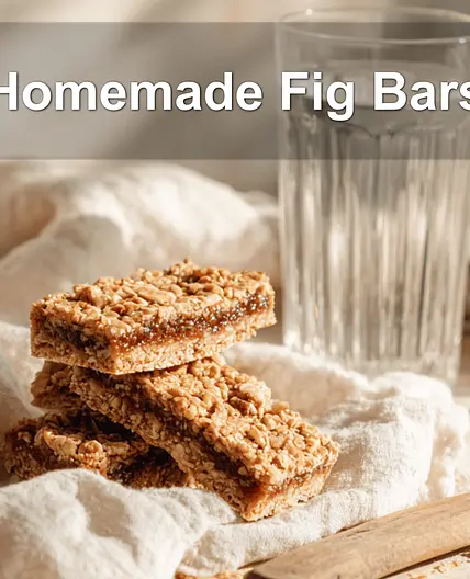 Quick 30-Minute Homemade Fig Bars