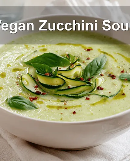 Easy 20-Minute Vegan Zucchini Soup for Busy Families