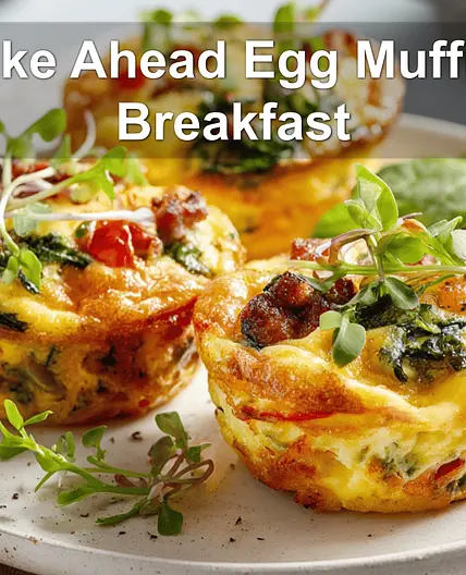 Easy 20-Minute Make-Ahead Egg Muffins Breakfast