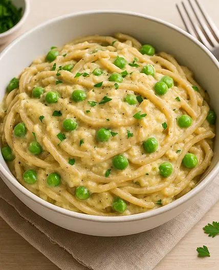 Tangy Tofu “Cheesy” Pasta