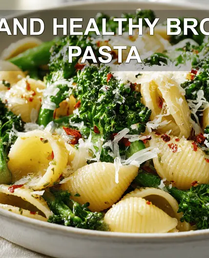 Easy 20-Minute Light and Healthy Broccoli Pasta