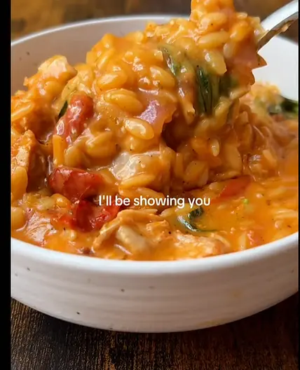 Marry Me Chicken Orzo