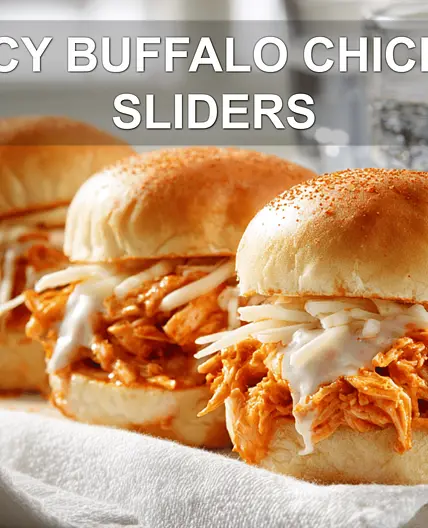Cozy Juicy Buffalo Chicken Mini Sandwiches