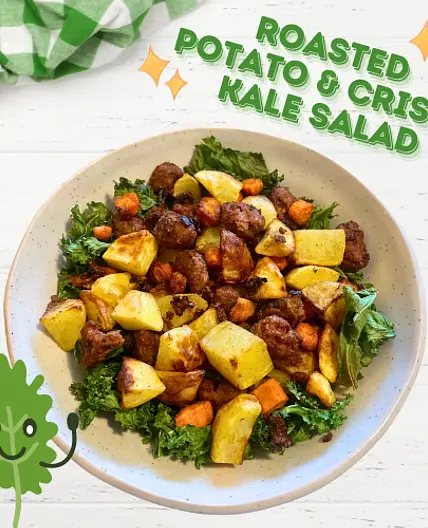 Roasted Potato & Crispy Kale Salad