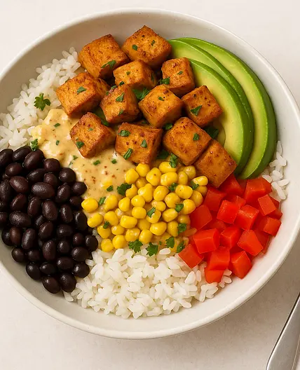 🌱 Chili-Lime Tofu Bowl