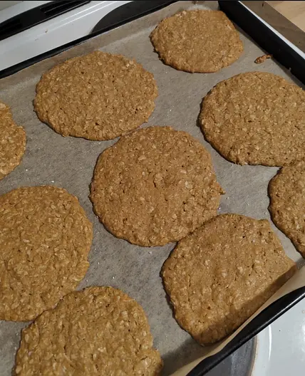 Honey Oatmeal cookies