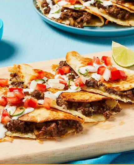 Cheesy Southwest Beef Tacodillas