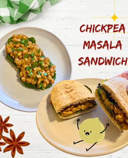 Chickpea Masala Sandwich