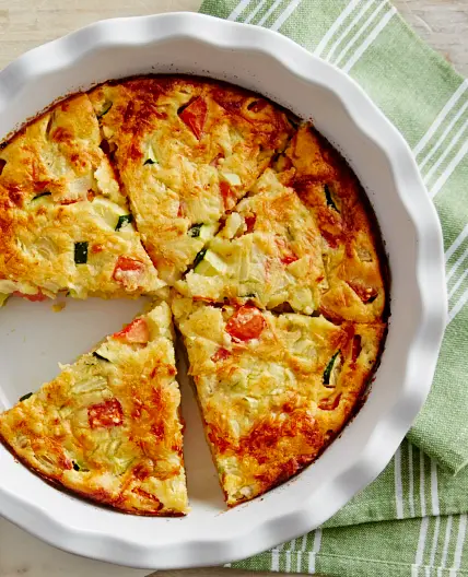 Impossibly Easy Zucchini Pie