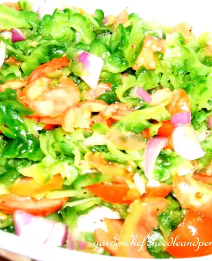 Bitter melon (gourd) salad