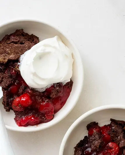 3-Ingredient Chocolate Cherry Dump Cake