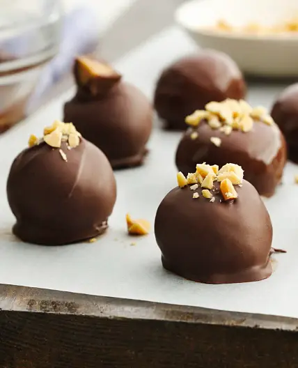 Peanut Butter-Chocolate Truffles