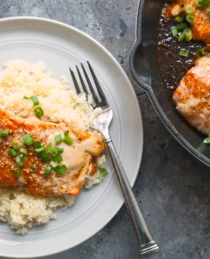 One-Pan Chili Maple Salmon