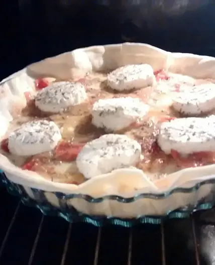 Tarte du soir végétarienne