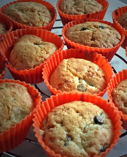 Muffins banane-chocolat-pralin