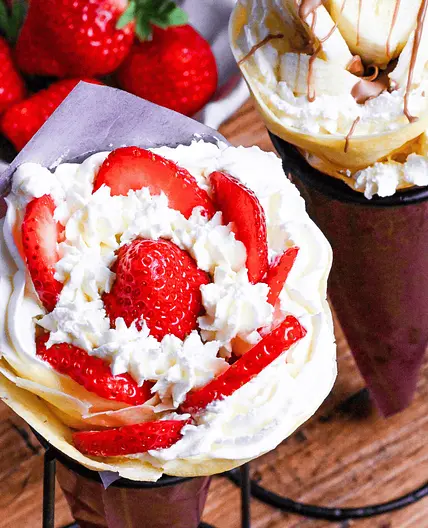 Japanese Crepes (Harajuku Style)