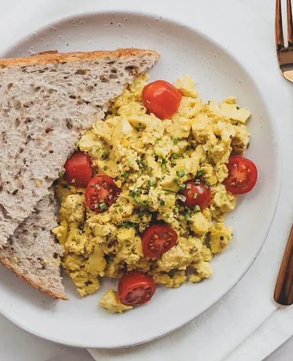 Tofu Scramble on Toast