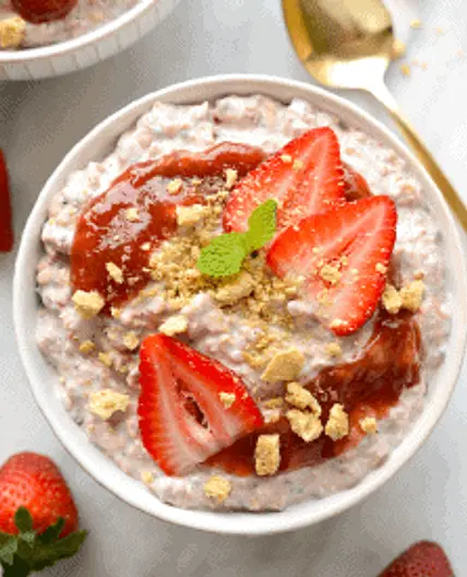 Strawberry Overnight Oats