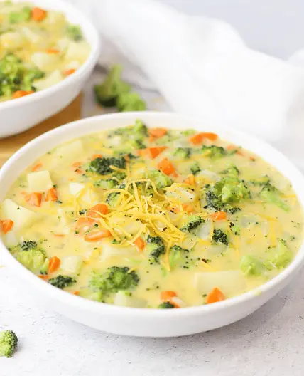 Broccoli Cheese and Potato Soup