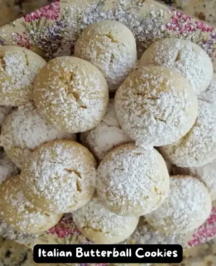 The Best Italian Butterball Cookies