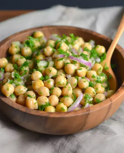 Simple Chickpea Salad