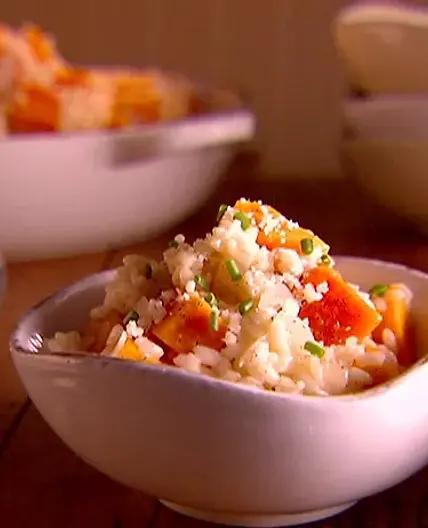 Brown butter risotto with lobster