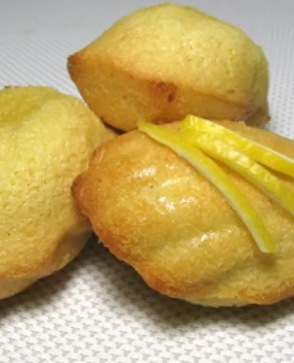 Madeleines au citron sans gluten