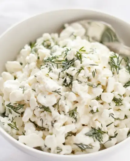 Cuillères au fromage blanc