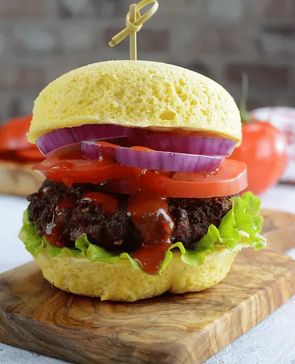 Keto Two Minute Burger Bun Recipe
