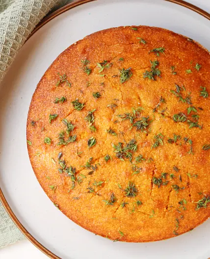 Orange + Thyme Polenta Cake