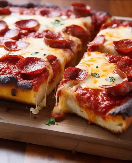 Detroit Style Pizza