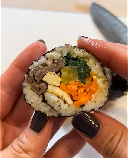Kimbap (Korean Seaweed Rice Rolls)