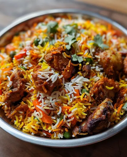 Baked Chicken Biryani