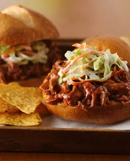 Slow-Cooker Pulled Jerk Pork Sandwiches