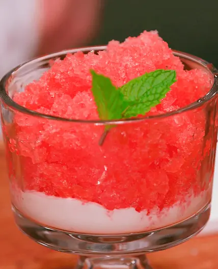 Strawberry Granita